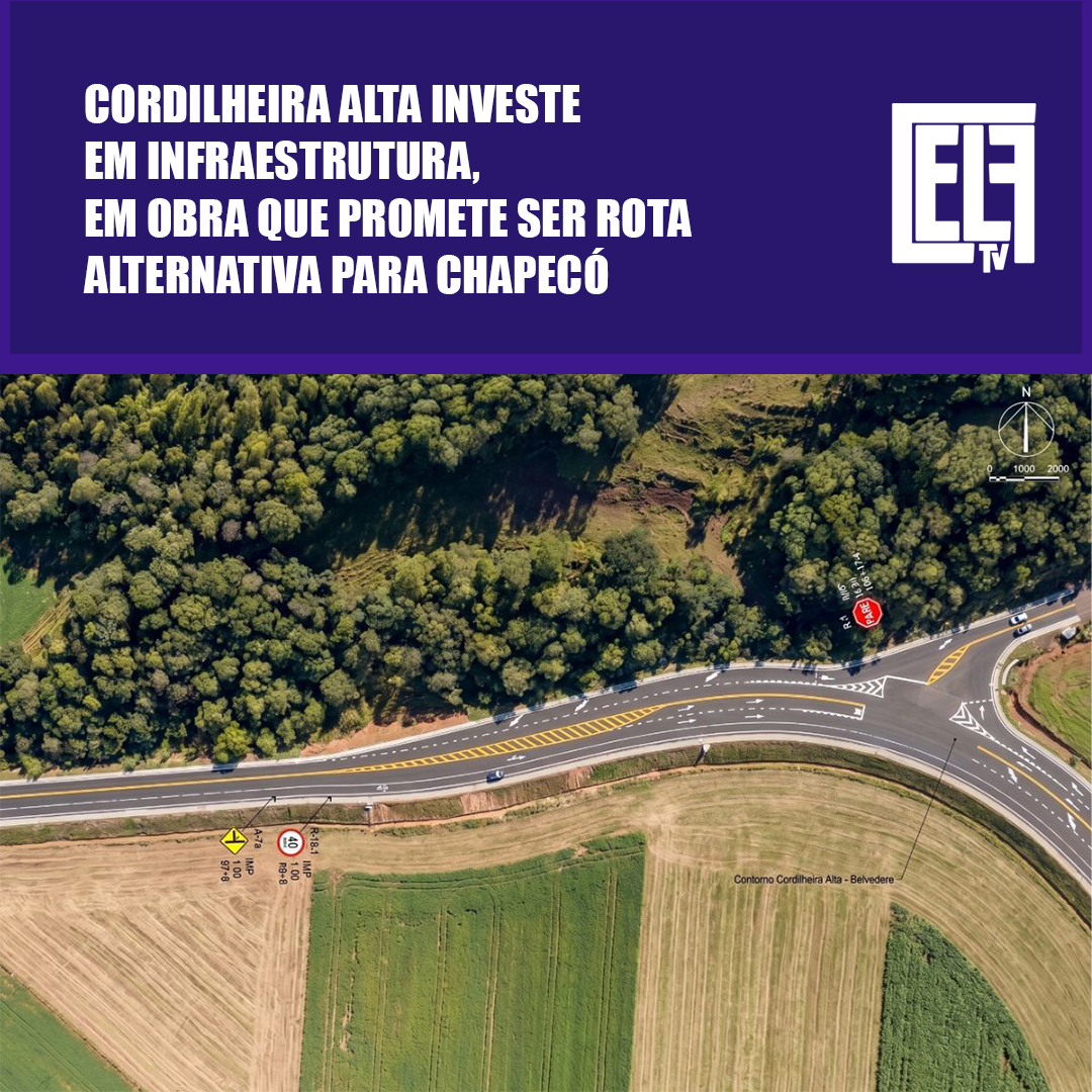 Cordilheira Alta inicia obra do contorno viário do Caravaggio na BR-282