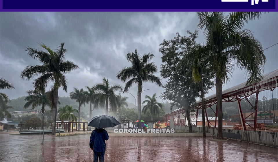 Previsão do tempo: frente fria traz chuva e frio ao oeste de SC nesta semana